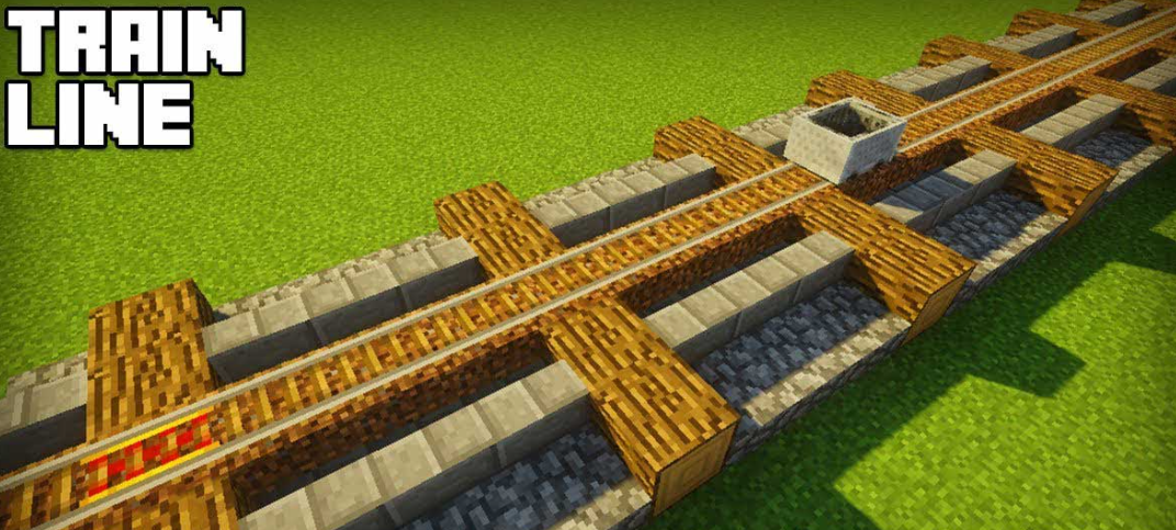 Minecraft: Как создать железнодорожную систему, используя различное оборудование