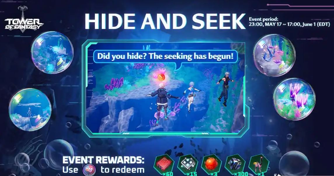Обновление Tower of Fantasy версии 2.5 Hide & Seek Deepsea Event Guide and Tips